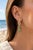 Metal Contemporary Silver Peridot Earrings, Pair For Sale - Image 7 of 7