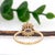 8x6mm, 1.6cts Purple Spinel Ring W Earth Mined Diamonds in Solid 14k Yellow Gold, Size 6.75 For Sale In Columbus - Image 6 of 7