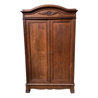 Antique Art Nouveau Wardrobe, 1900 For Sale