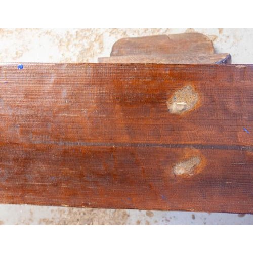 Set of Vintage French Farmhouse Benches in Pine, 1960 For Sale - Image 15 of 16