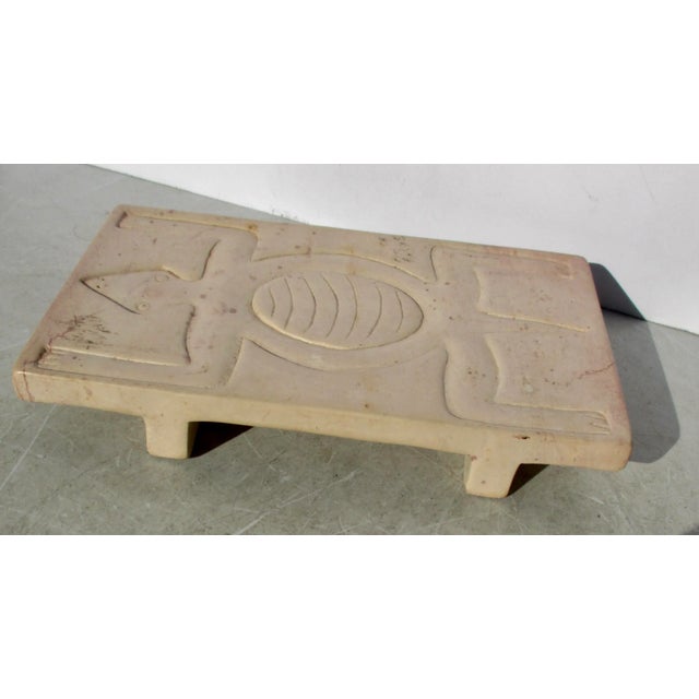 Stone African Carved Soapstone Tray Circa 1980s For Sale - Image 7 of 7