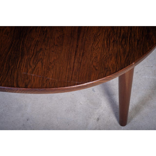 Wood Oval Coffee Table from Odense Møbelfabrik, 1960s For Sale - Image 7 of 11