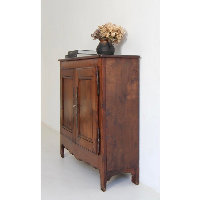 Tan Small French Provincial Cherrywood Sideboard For Sale - Image 8 of 18
