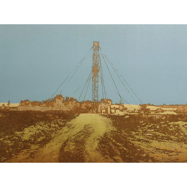 "Wildcat #1" by Ted Thomas Limited Edition Etching on Paper Hand signed by the artist Paper Size: 22" x 30" Image Size:...