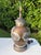 Vintage Brutalist Animal Relief Folk Art Table Lamp For Sale - Image 4 of 9