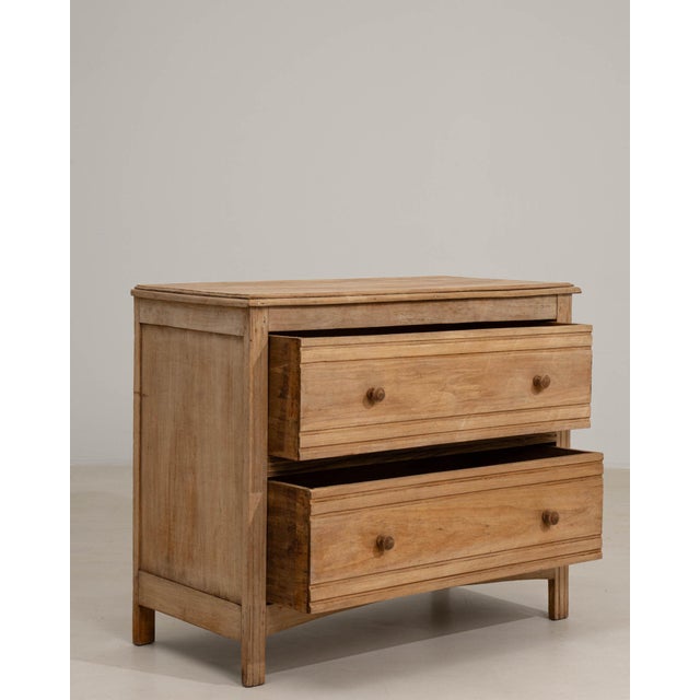 Antique White 19th Century France Antique White Wood Chests of Drawers For Sale - Image 8 of 11