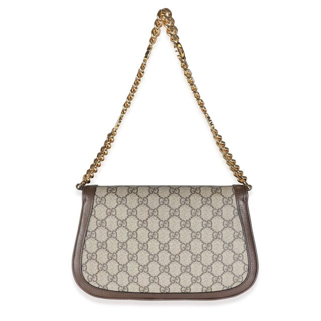 Gucci Beige GG Supreme Canvas Blondie Shoulder Bag For Sale - Image 4 of 8