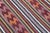 1970s 1970s Rustic Style Stripe Design Hand Knotted Oushak Kilim Rug For Sale - Image 5 of 12