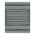 Rug & Kilim's Contemporary Dhurrie Rug in Blue and Beige Stripes - 10x14 For Sale