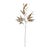 Rustic Gold Long Blade Eucalyptus Leaf Spray (Set of 6) For Sale - Image 3 of 3