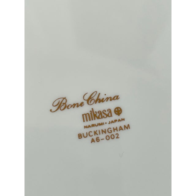 Mikasa Bone China Buckingham A6 002 Narumi Japan Best Quality 12 Salad Plates For Sale In San Francisco - Image 6 of 6