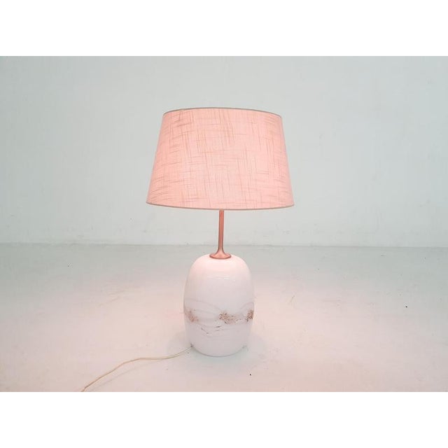 Sakura Glass Table Light Model 388 by Michael Bang for Holmegaard, Denmark, 1984 For Sale - Image 6 of 6