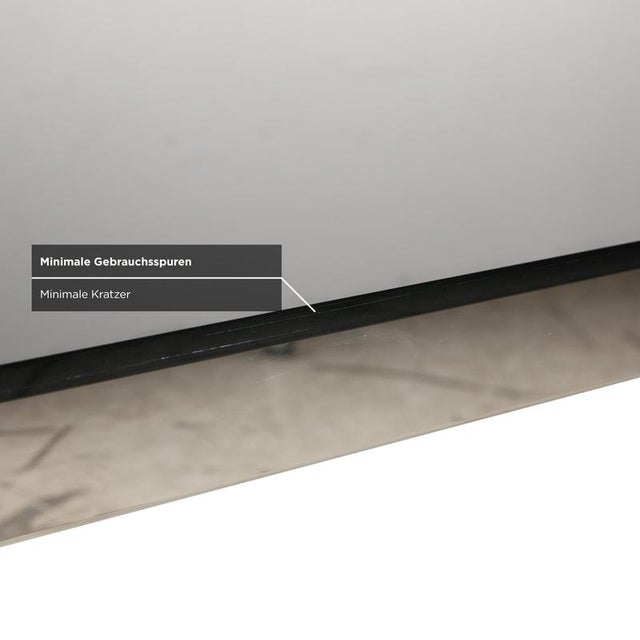 Glass and Leather Dining Table and Chairs from Bacher, Set of 9 For Sale - Image 12 of 18