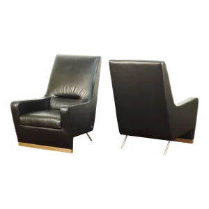 Pair American Leather "Niagra" Armchairs