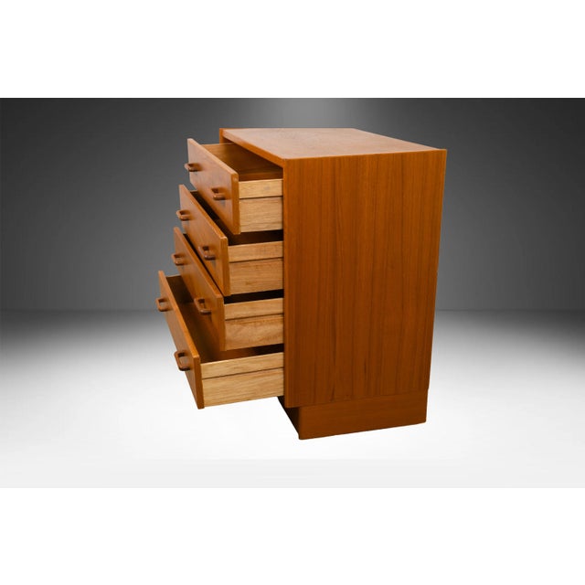 Mid Century Teak Chest of Drawers For Sale - Image 10 of 11