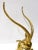 Pair of Hollywood Regency Brass Antelope Sculptures With Marble Bases, 1970's For Sale - Image 11 of 13