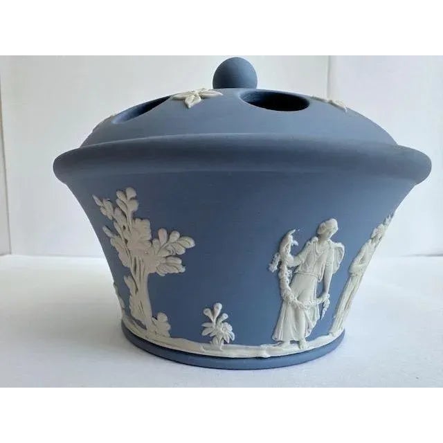 This item was sourced in Scotland. We absolutely fell in love with this pot pourri cachepot, it was a first of it's kind...