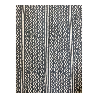 Peter Fasano Angelina 100% Cotton Fabric 52" Wide, Wedgewood 5 1/2 Yards For Sale