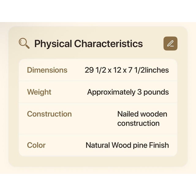 1900-1909 Wooden Storage Chest With Front Drawer. For Sale - Image 10 of 12