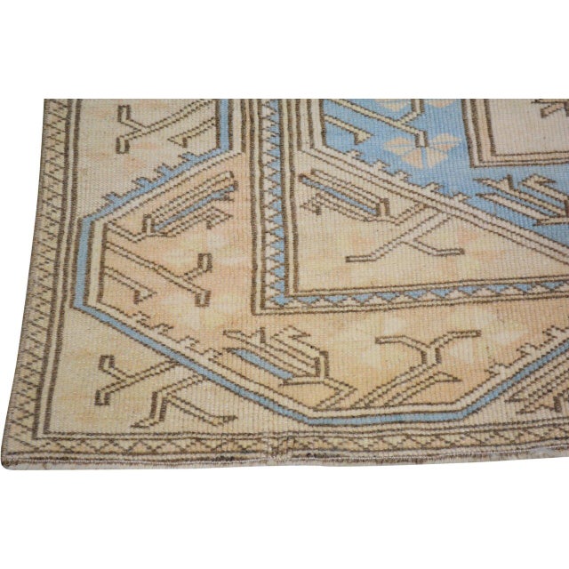 Turkish Vintage Turkish Anatolian Hand Knotted Wool Rug, 4'1''x6'5'' For Sale - Image 3 of 5