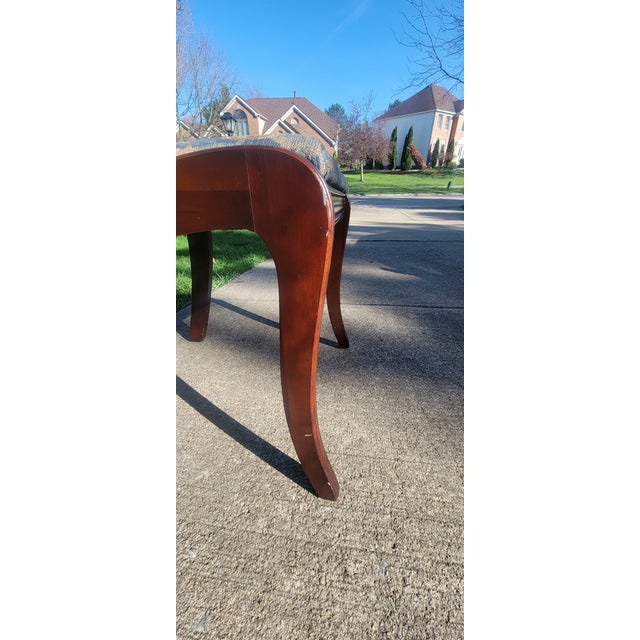 Brown Six Early 20th Century Park Furniture Duncan Phyfe Style Dining Chairs For Sale - Image 8 of 16