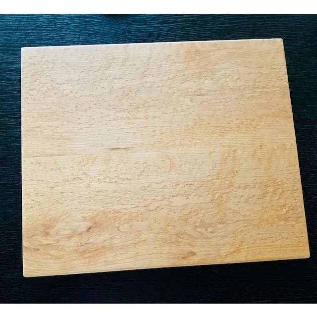 Wood Rare "Bird's Eye Primo Maple" Ed Wohl Cutting Board, Design Collectible For Sale - Image 7 of 10