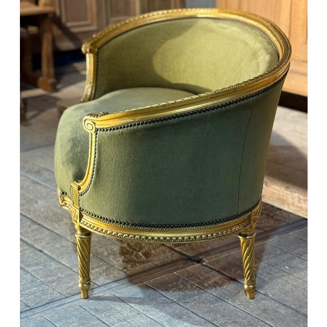 Antique French Gilt Settee, 1880 For Sale - Image 13 of 17