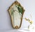 A beautiful French vintage gold gilded wooden scalloped mirror with a nice frame. The frame has carved shell shaped...