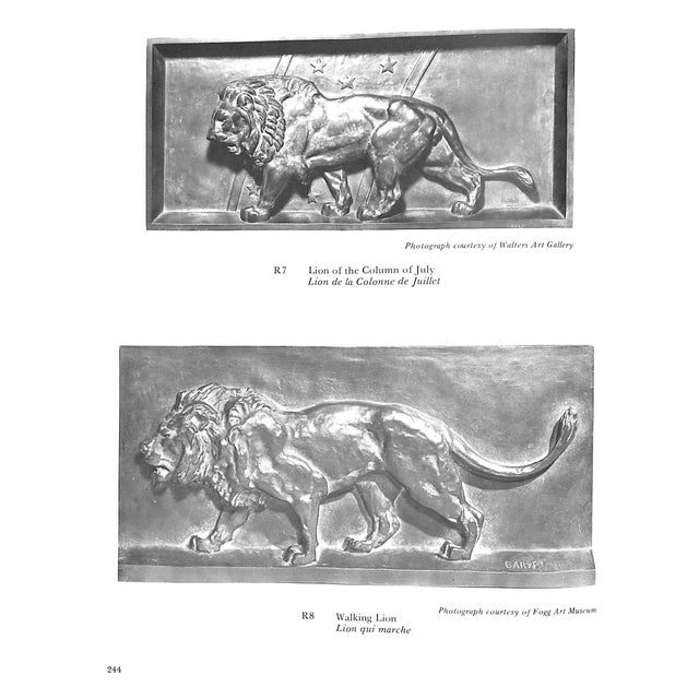 1980s "The Barye Bronzes: A Catalogue Raisonne" 1981 Pivar, Stuart For Sale - Image 5 of 12