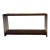 Revelation Modern Burl Wood and Acrylic Apparition Console Table For Sale
