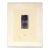 Abstract Color Field Lithograph in Pale Blue and Brown by Will Peterson For Sale