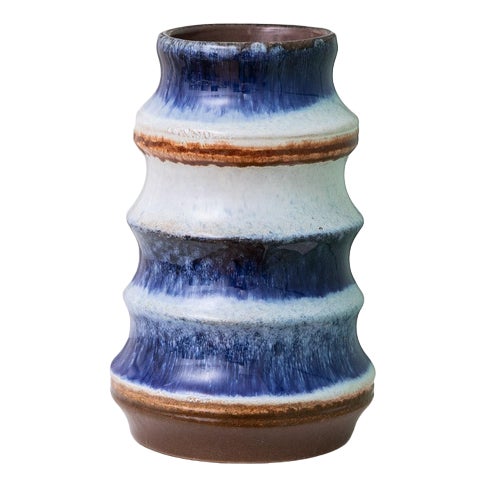 German Ceramics Vase from Strehla, 1960s For Sale