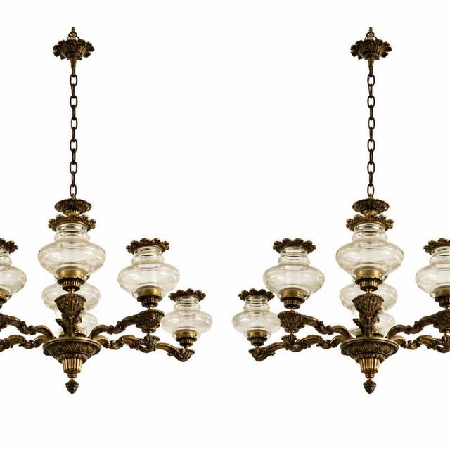 Glass Ceiling Lamps, Set of 2 For Sale - Image 6 of 6