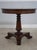 Age: Approx: 20 Years Old Details: Factory Distressed Coat Of Arms Inlaid Top Mahogany Fine Carved Details High Quality...