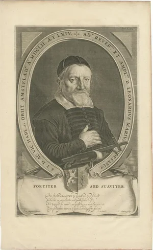 Adriaen Matham, Theologian Portrait of Leonardus Marius, 1651, Paper