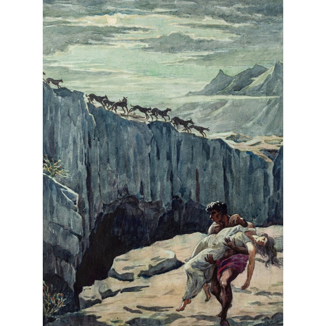 Glacier is an original drawing in watercolor on cardboard realized by the Italian artist Gino Spalmach in the early 1920s...