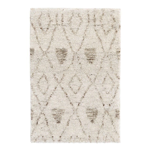 Dash & Albert by Annie Selke Masinissa Natural Hand Knotted, 7' 6" x 9' 6" For Sale