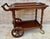 Mid-Century French Wooden Bar Cart Trolley, 1950s For Sale - Image 17 of 18