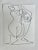 Erik Sulander Post-Modern Figurative Drawing by Erik Sulander in Ink on Paper, Signed, Framed. For Sale - Image 4 of 4