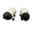 Ceramic Pair of Vintage Italian Porcelain Pug Dog Figurines, Large 9.6"h For Sale - Image 7 of 8