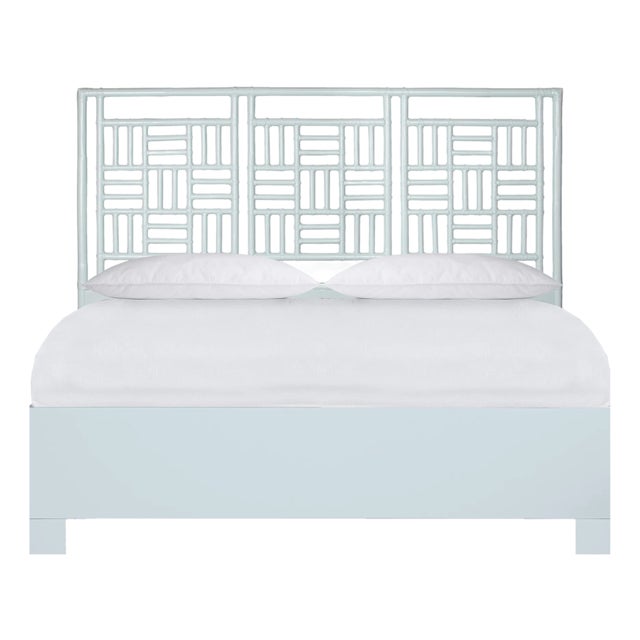 Finn Standard Bed King - Light Blue For Sale