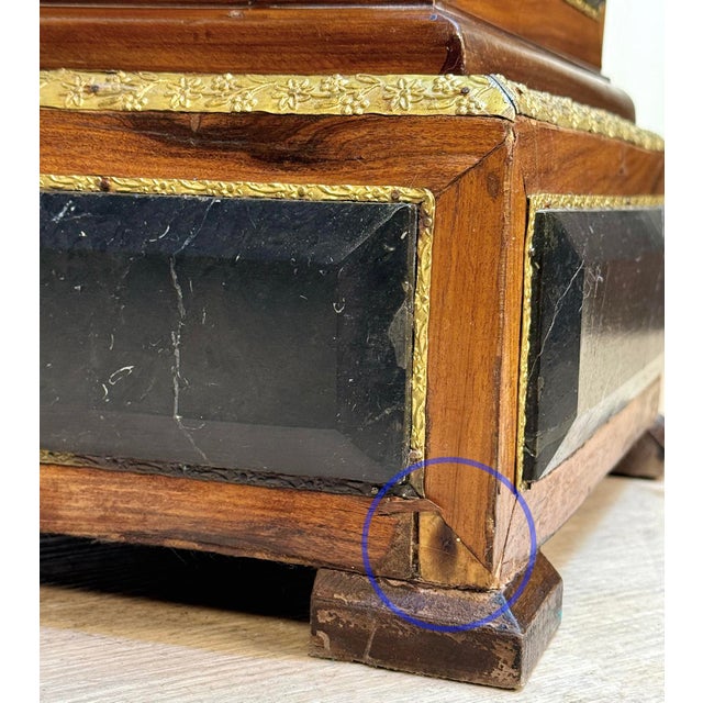 Antique French Rococo Empire Marble Top Plant Stand Pedestal Table For Sale - Image 15 of 15