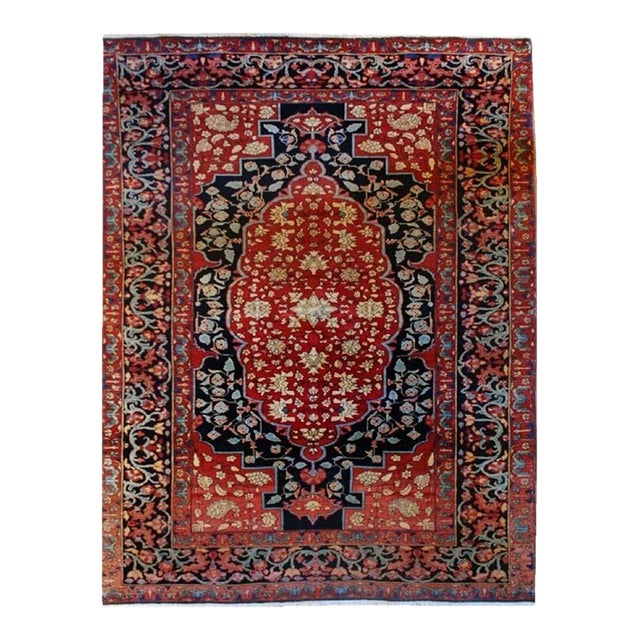 19th Century Saruk Farahan Carpet For Sale