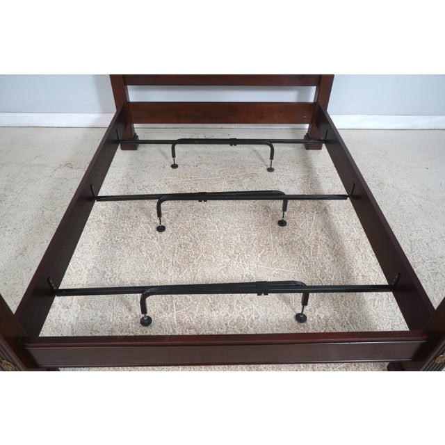 Henkel Harris Model 199 Queen Mahogany Bed Canopy For Sale In Philadelphia - Image 6 of 18
