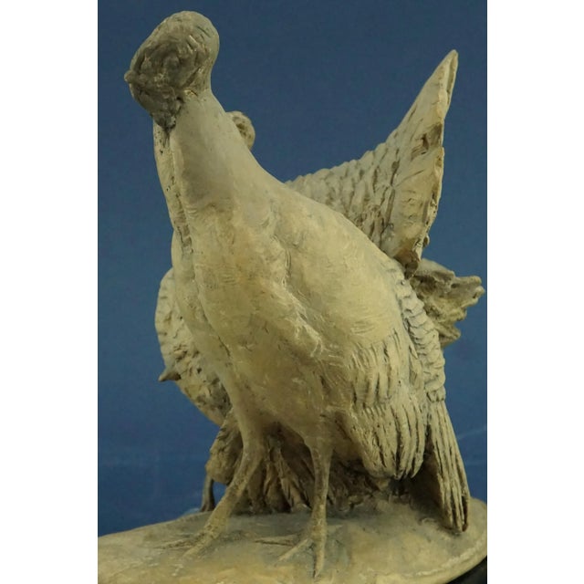 20th Century Art Nouveau Group of Turkeys and Rooster by Guido Cacciapuoti, Italy, 1920s-1940s For Sale - Image 12 of 18