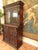19th Century Antique Victorian Country Oak Bookcase with Carved Faces and Lions, 1860 For Sale - Image 5 of 18