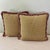 Vintage American Made Golf Tapestry Throw Pillows- Set of 2 For Sale - Image 4 of 6