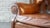 Animal Skin Restoration Hardware Churchill Cigar Leather Luxe Writer's Chair and Ottoman For Sale - Image 7 of 18