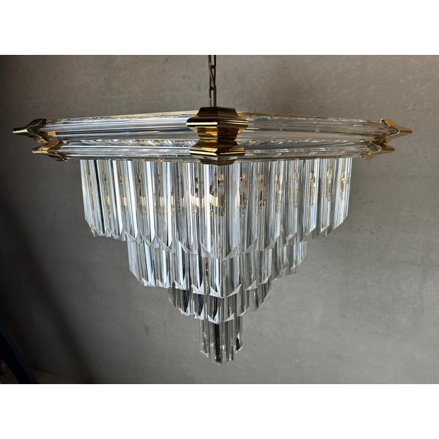 Vintage Hexagon Chandelier from Bakalowits & Söhne For Sale - Image 4 of 13