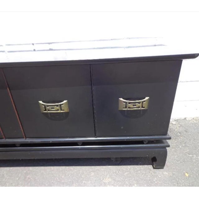 1960s Vintage Asian Cabinet Console For Sale - Image 4 of 7